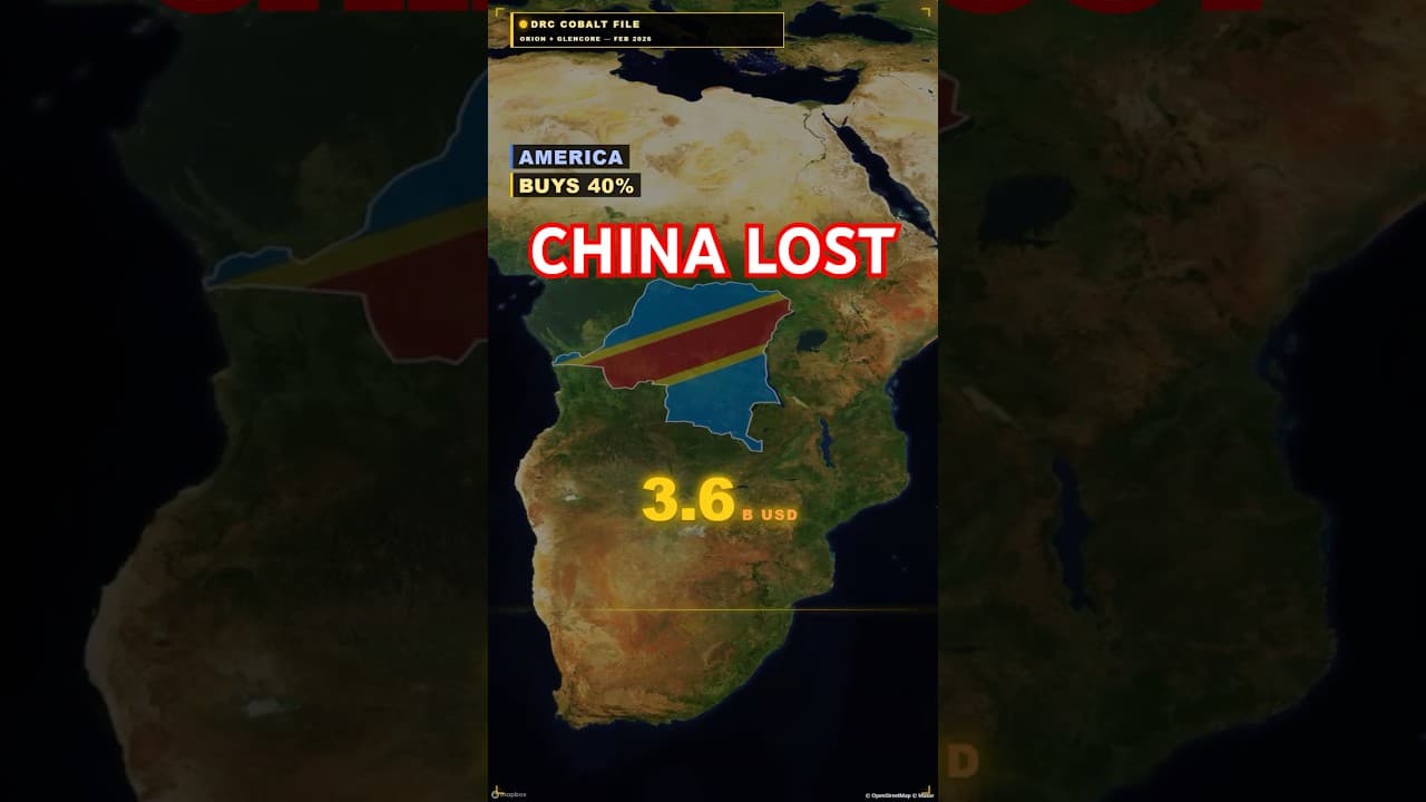 America Just Bought 40% of Congo's Cobalt. China Owned That Game.