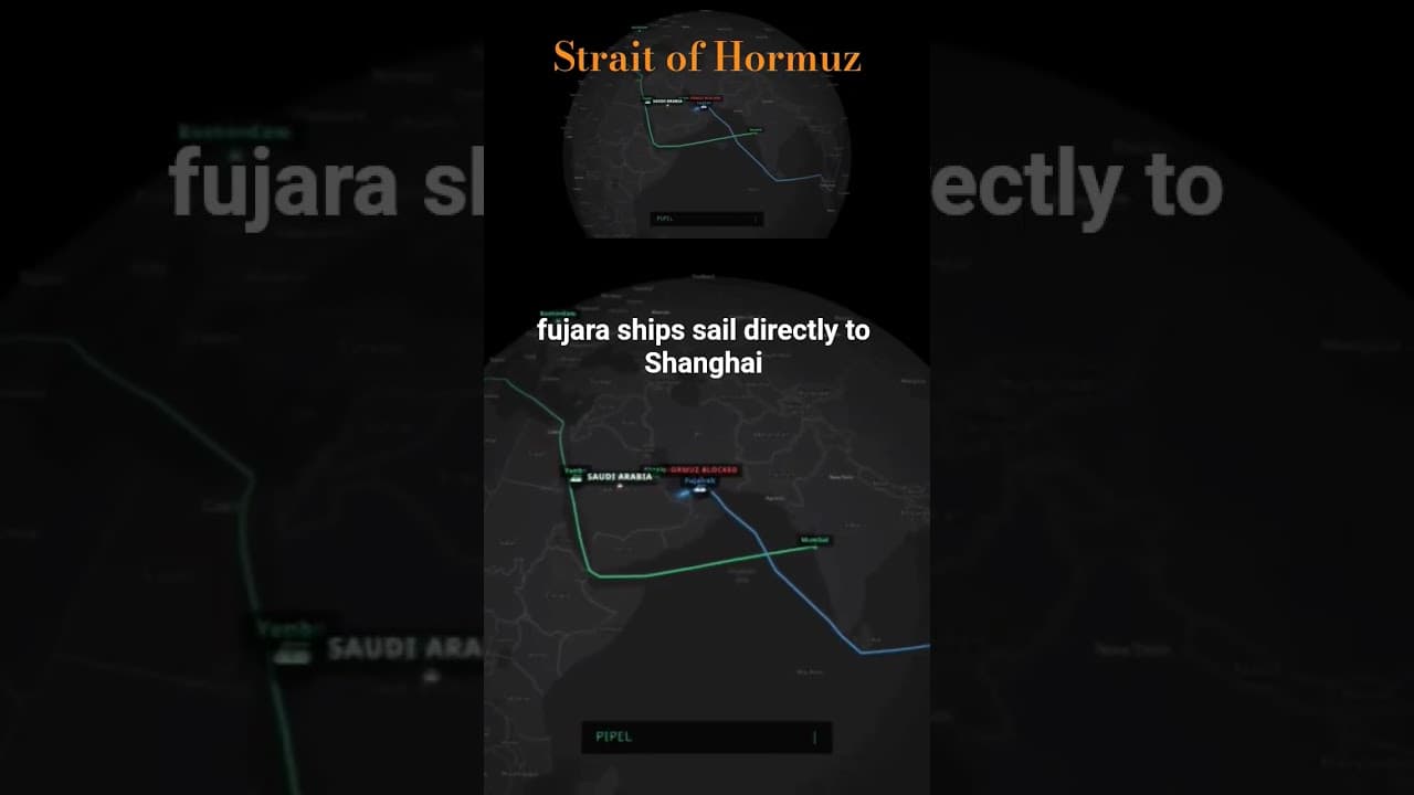 Bypassing Straight of Hormuz #iran #straitofhormuz #oilroutes