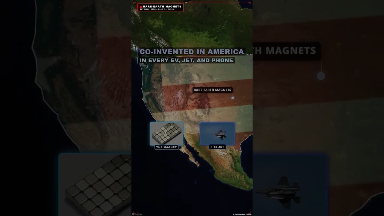 America Co-Invented This Magnet. China Controls 90% of It.