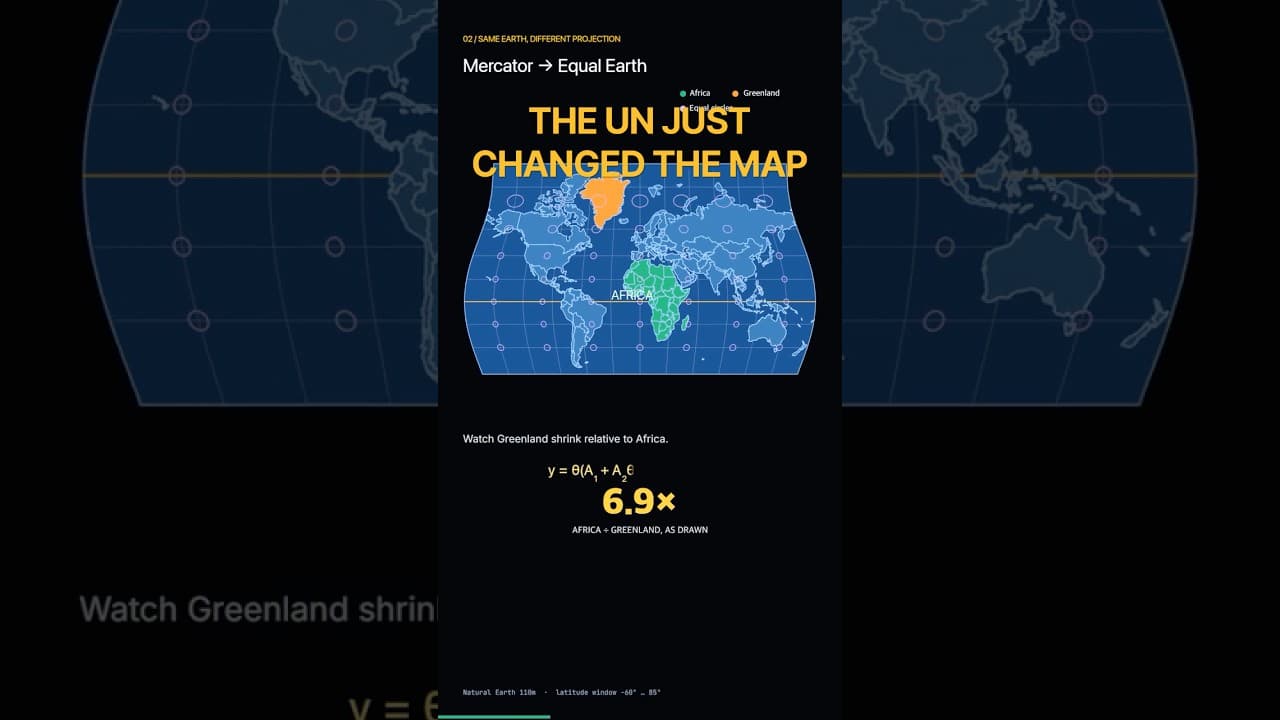 The UN Just Voted to Replace Your World Map (164 to 1)
