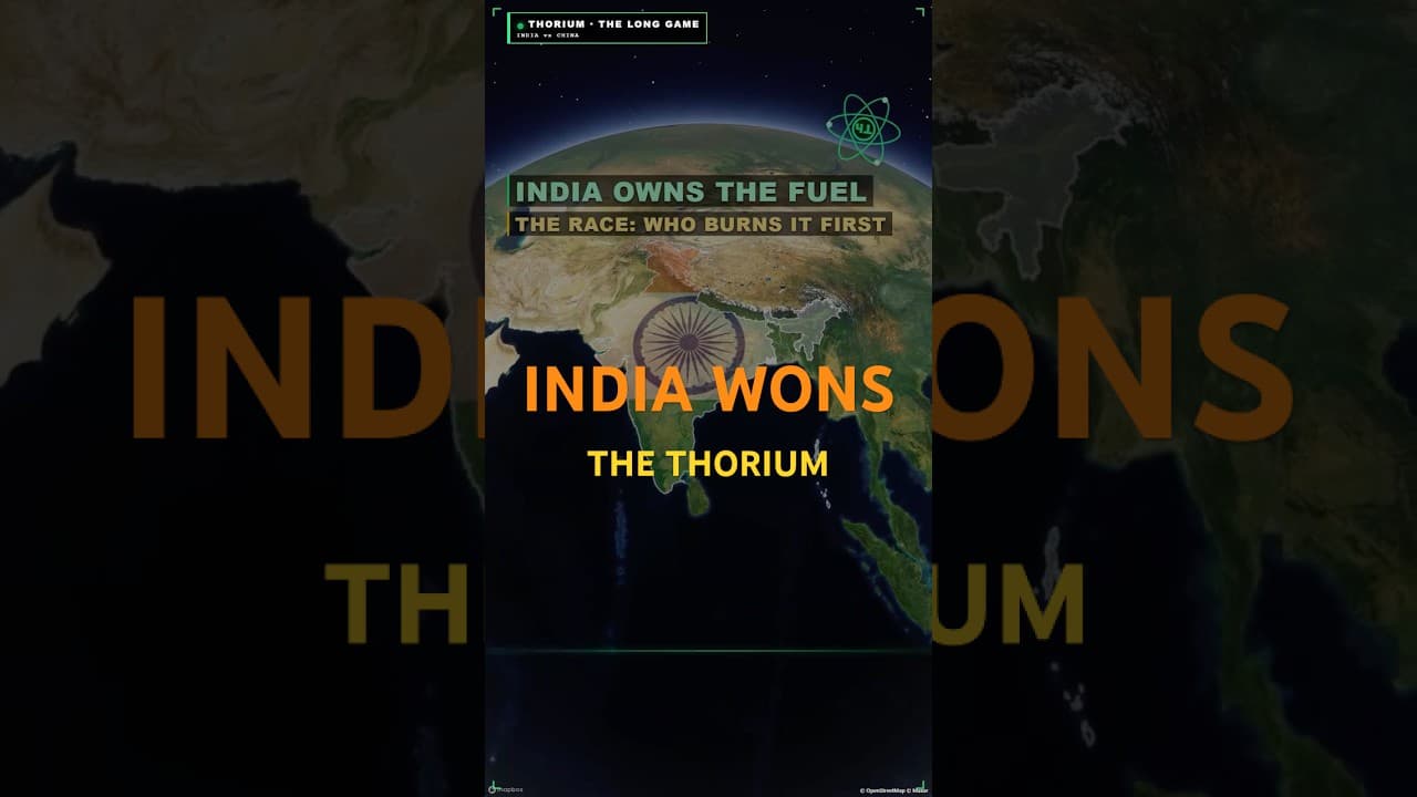 India Owns the Thorium. China Built the First Reactor.